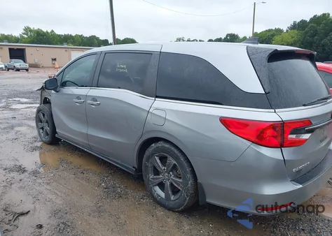 2022 Honda Odyssey Ex z USA, uszkodzony, nr VIN 5FNRL6H52NB012435